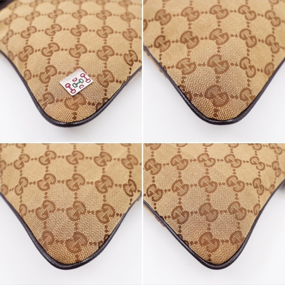 ❌️❌️SOLD ❌️❌️AI22❤️Gucci GG Canvas Horsebit Sherry line Crossbody Bag - Picture 10 of 15